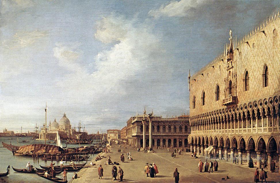 Vue du Palais Ducal Canaletto Venise Peintures à l'huile